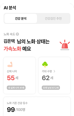 노화분석 결과