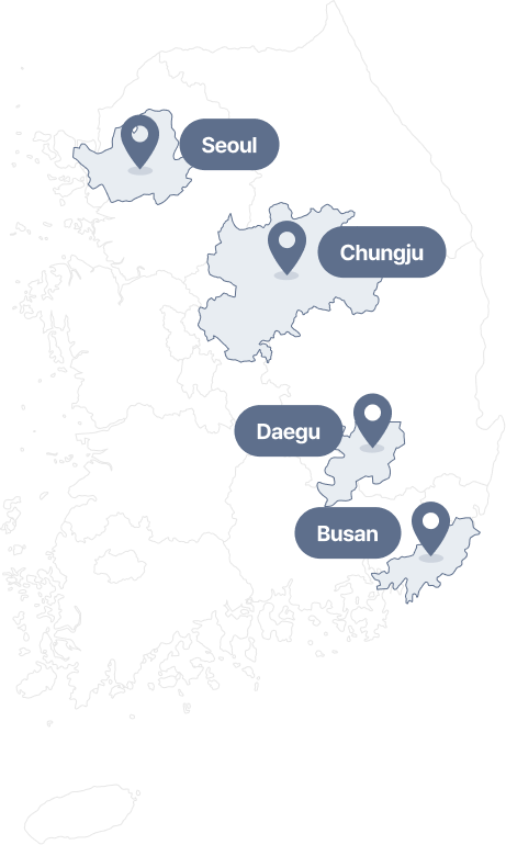운영지역 지도